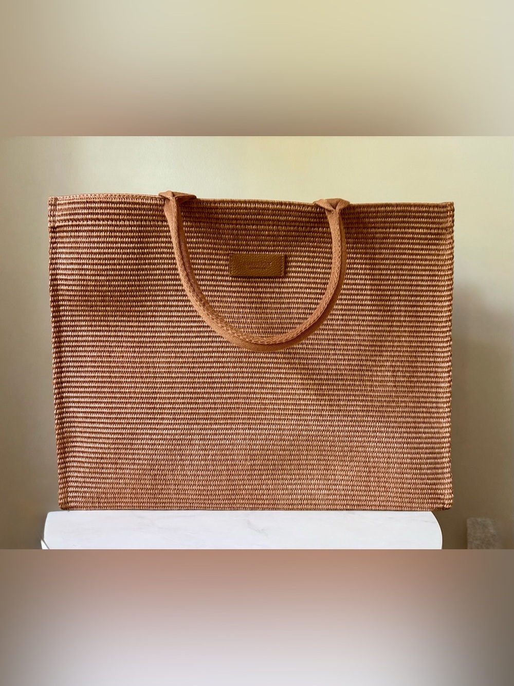 Burberry Goddess Rattan Oversized Tote Bag - Picture 3 of 7